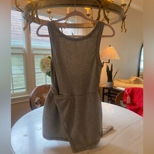 Free people grey romper size medium